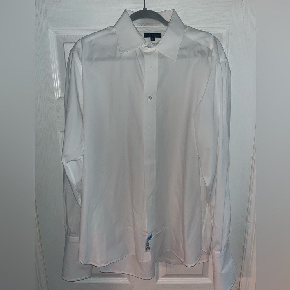 Burberry White Dress Shirt for Men - Picture 2 of 6